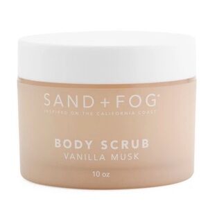 Sand & Fog California Vanilla Musk Body Scrub | 10 oz | Exfoliating Sugar Scrub